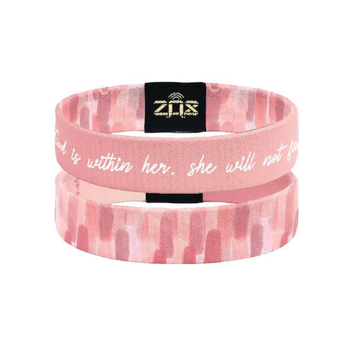 ZOX Interactive Bible Bracelets - God is within her, she will not fall