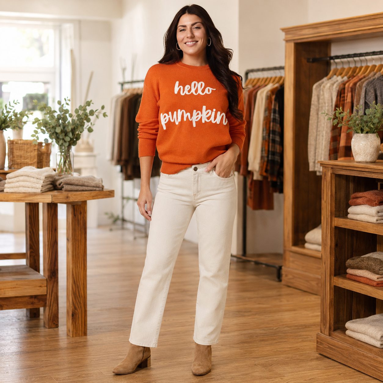 Hello Pumpkin Sweater