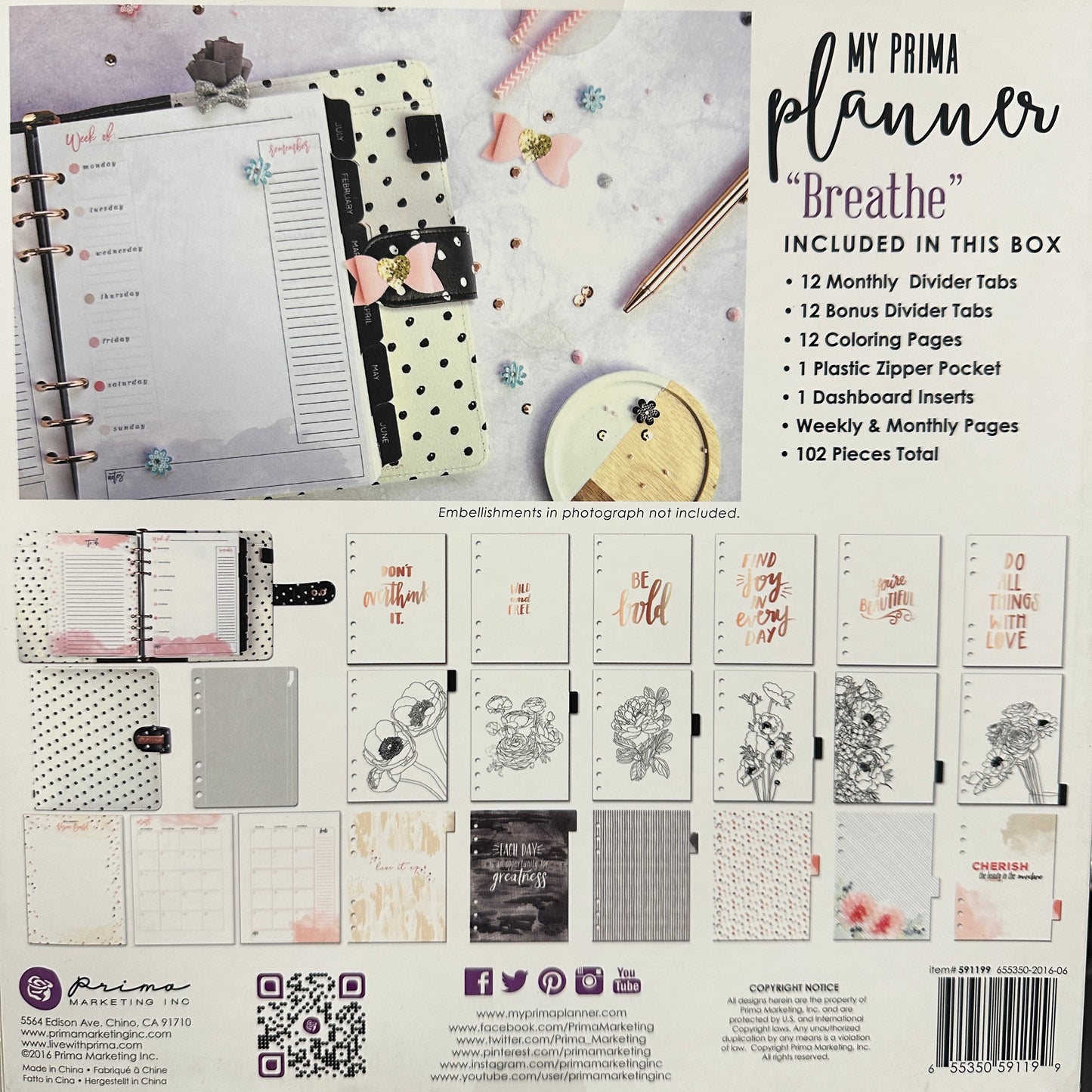 My Prima Planner - Breathe