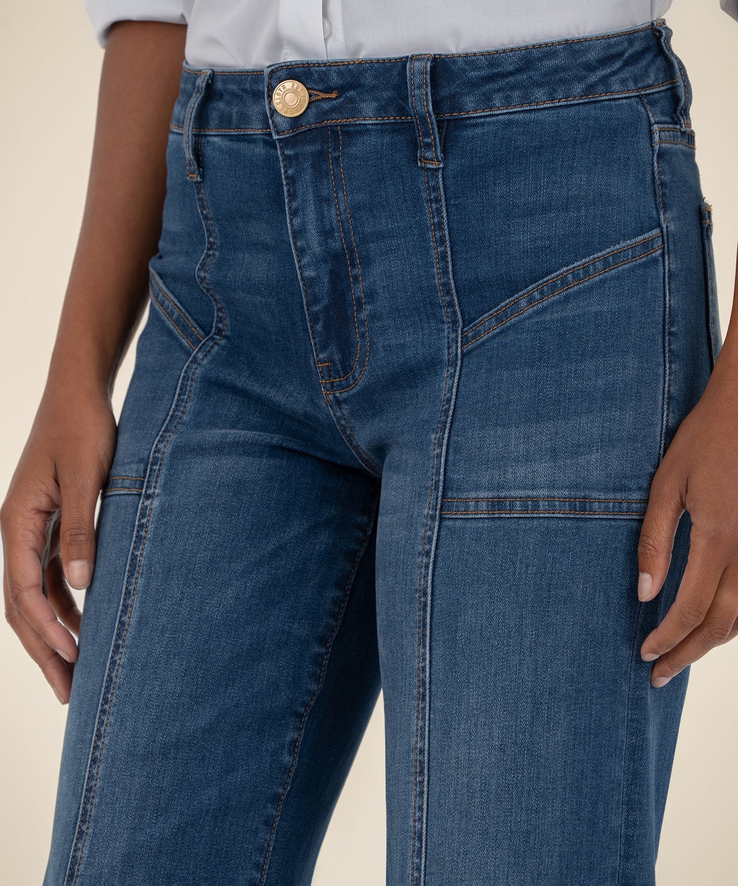 KUT from the Kloth Jean High Rise Wide Leg