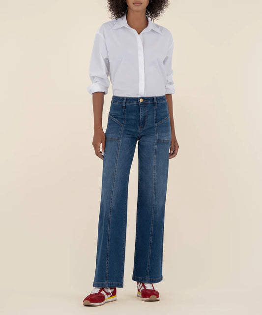 KUT from the Kloth Jean High Rise Wide Leg