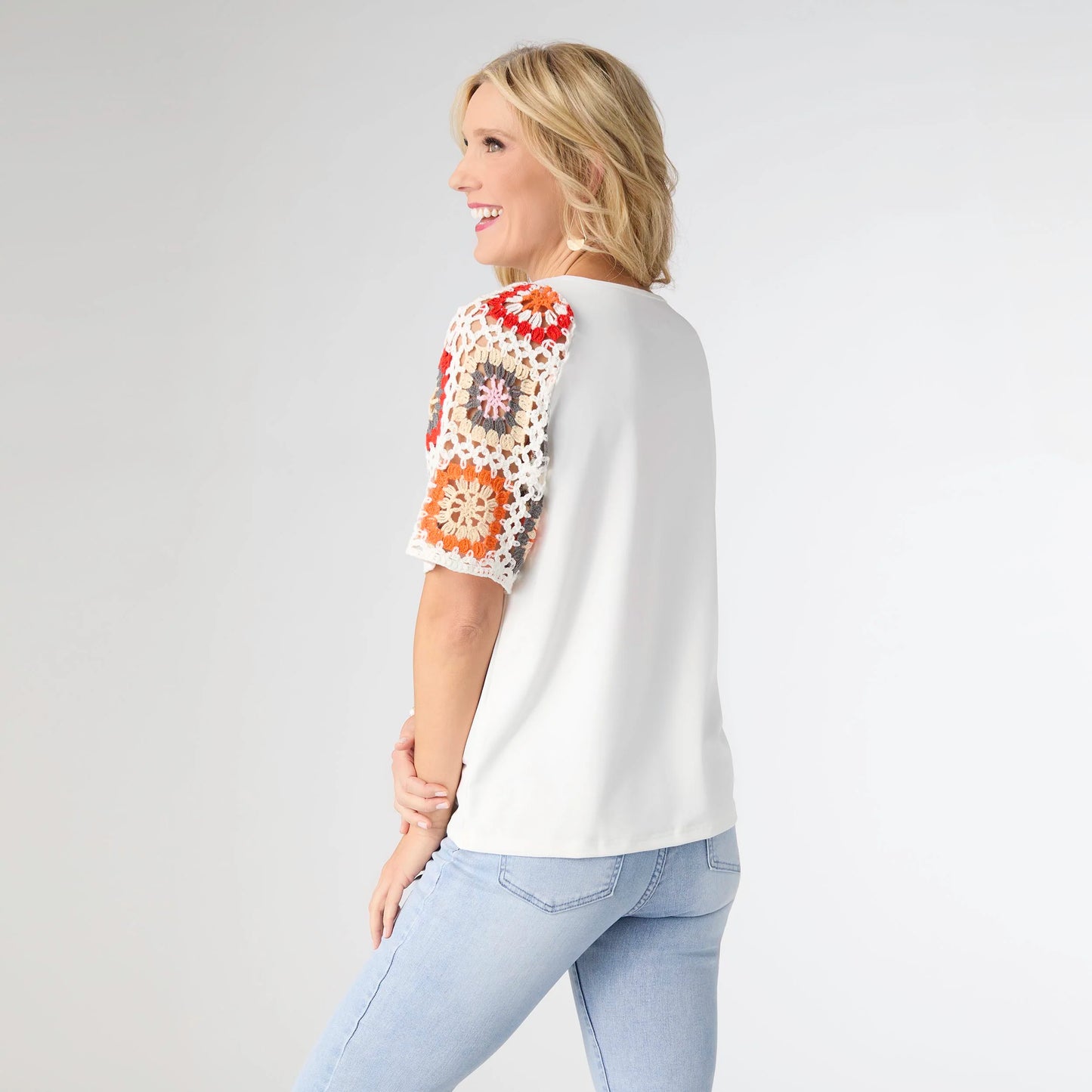 Jordan Colorful Crochet Top