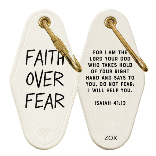 ZOX Interactive Bible Keychains - Faith Over Fear