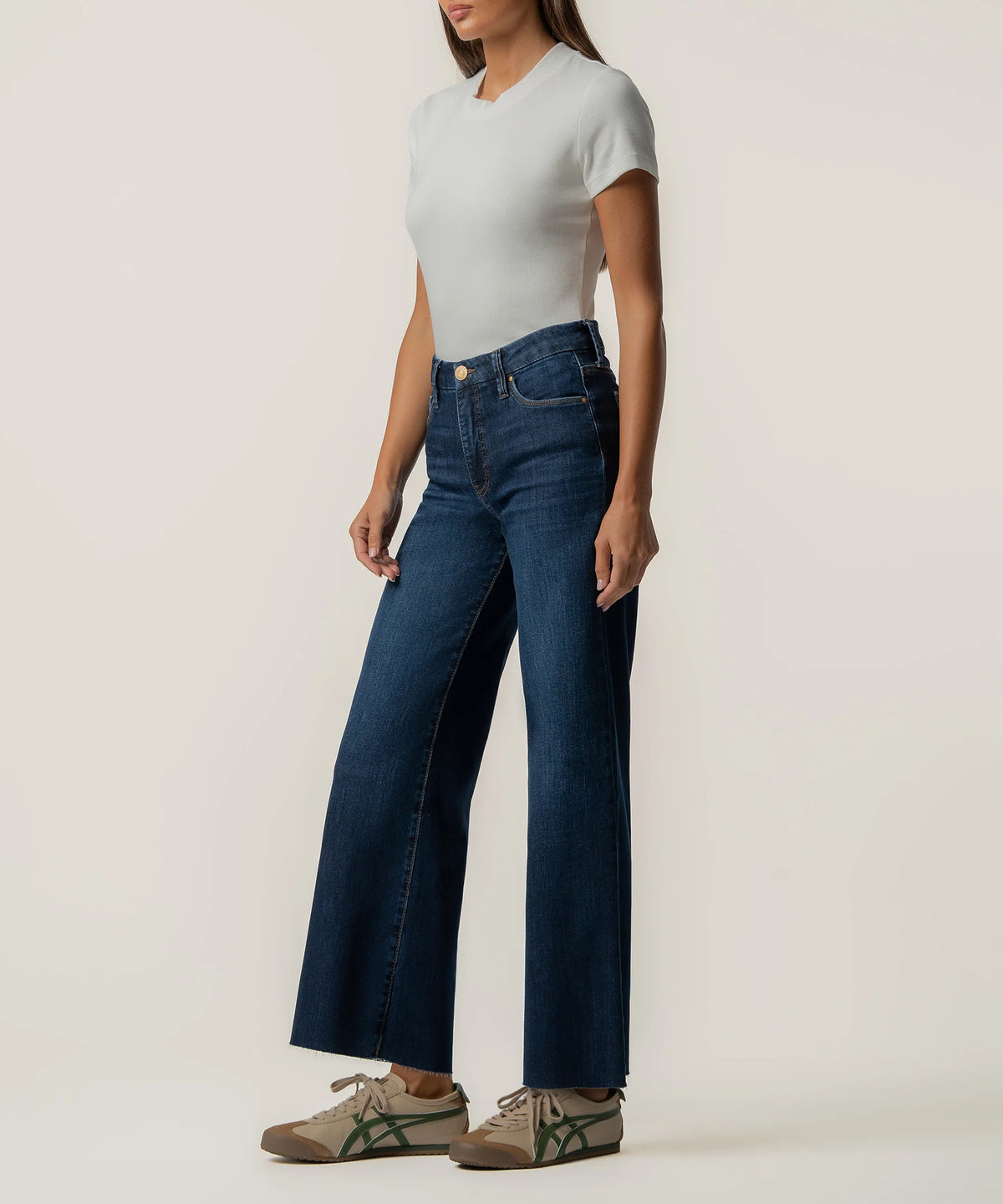 KUT from the Kloth Meg Wide Leg - Innoxious Dark Wash