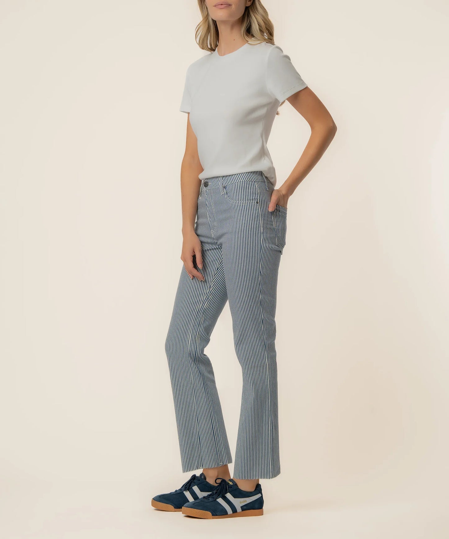 KUT from the Kloth Kelsey - Navy Stripe