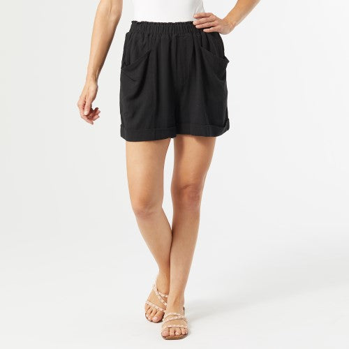 Mackey Linen Pull On Shorts