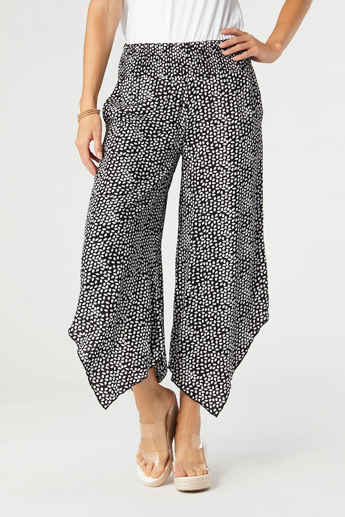 Madison Flowy Side Slit Pant