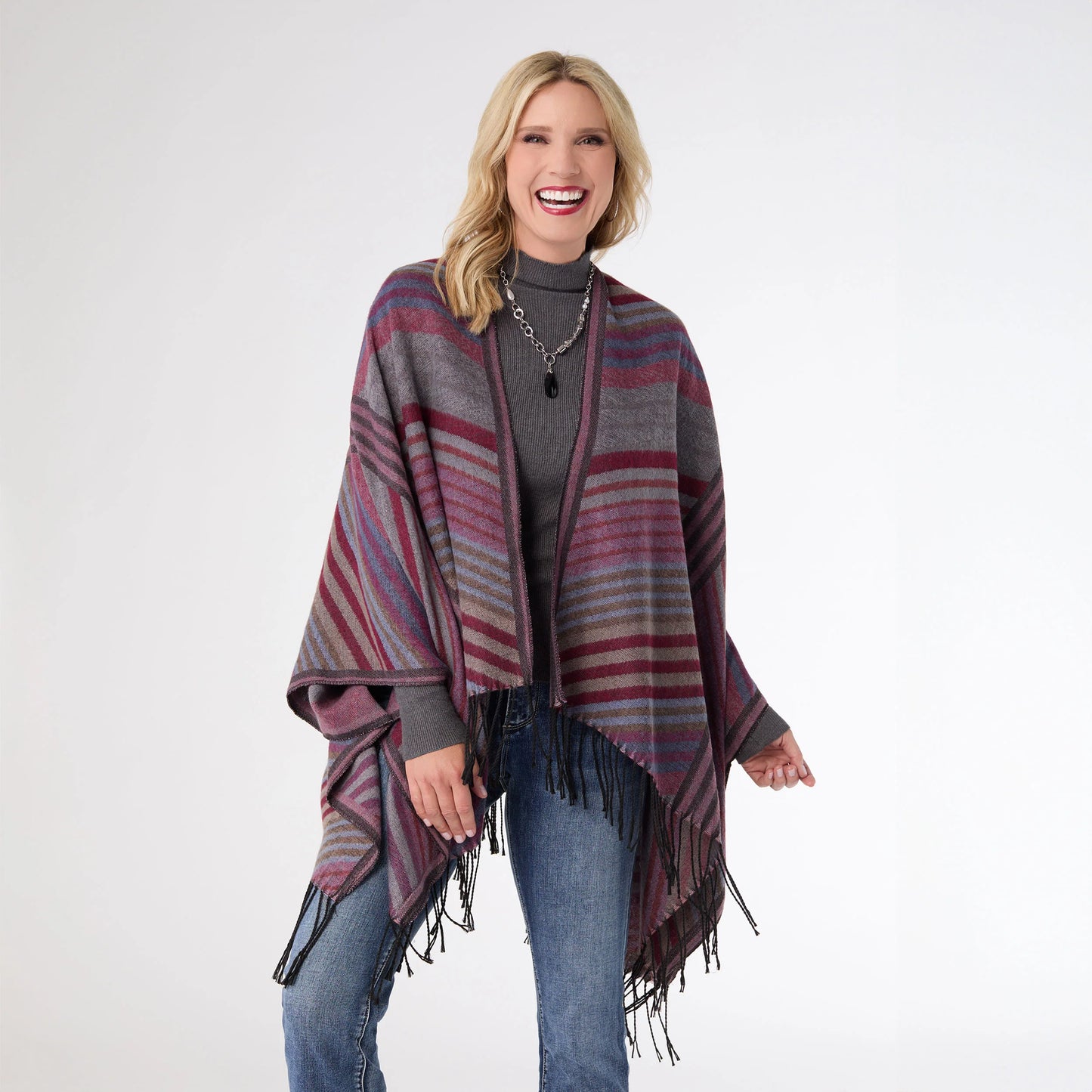 Novara Striped Wrap