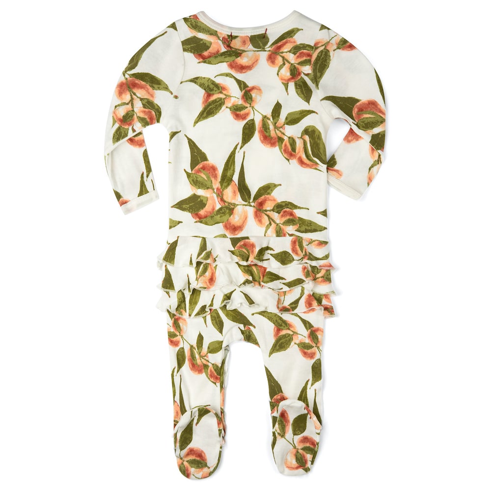 Organic Cotton Zipper Footed Romper