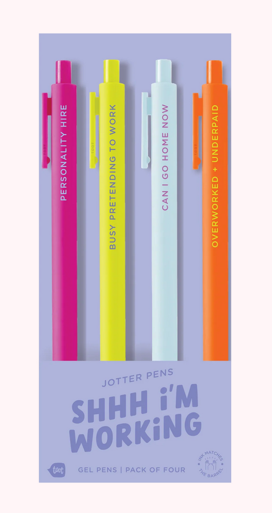 Jotter Pens - Shhh I'm Working