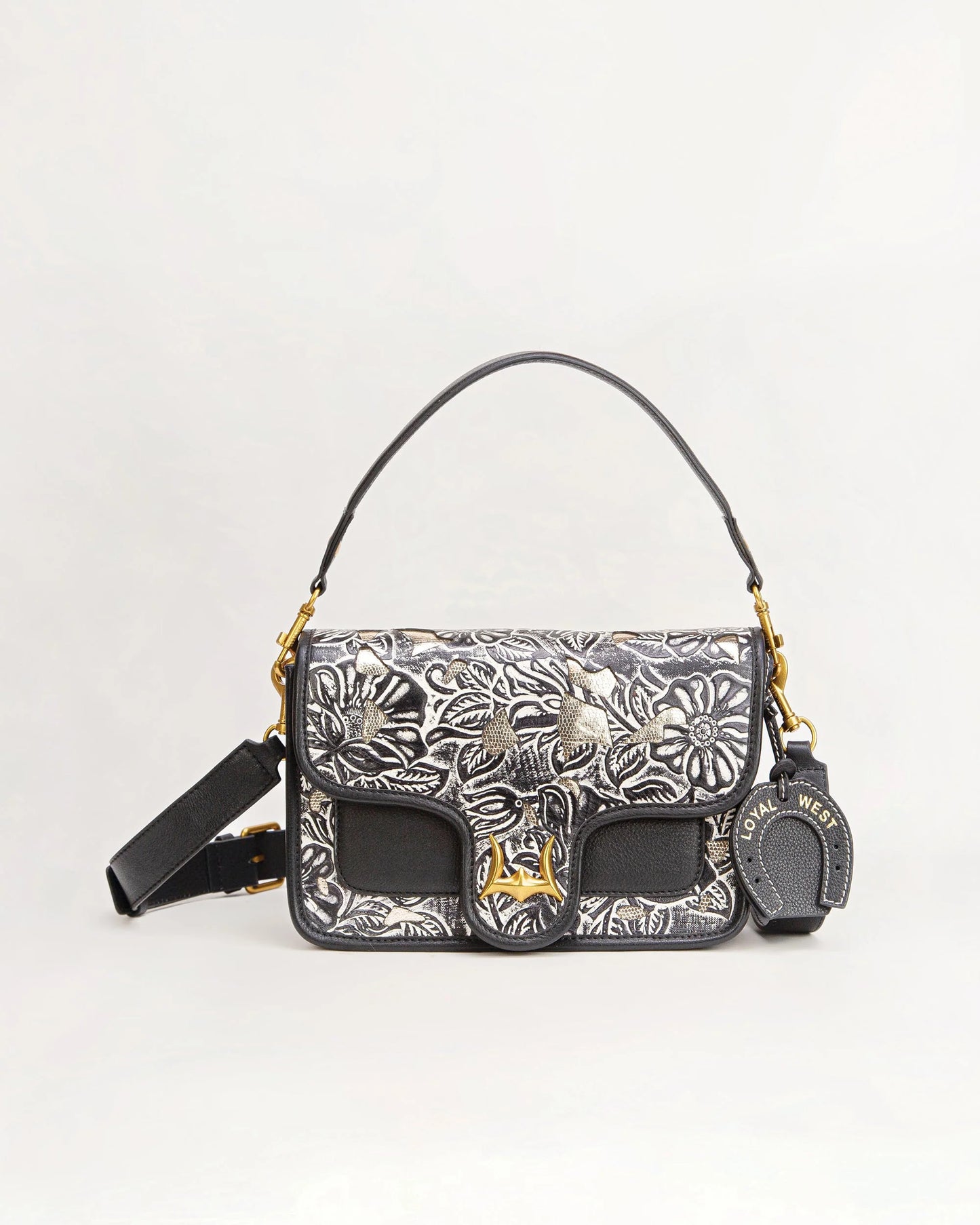 Loyal West Luxury Handbags: Shell Medium Purse