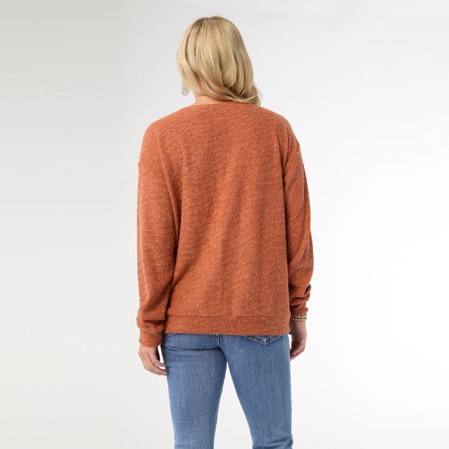 Skyler V-Neck Textured Top
