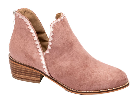 Corky's Footwear Spice It Up - Blush Faux Suede