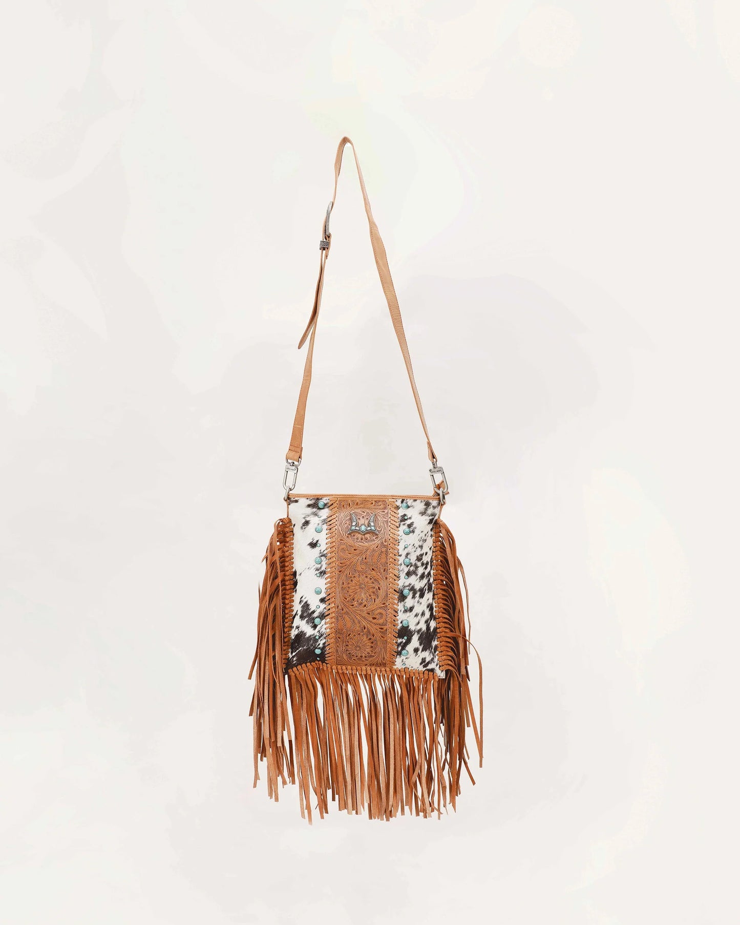 Loyal West Luxury Handbags: Tucson Cowhide Tassel Bag