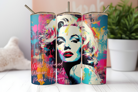 Marilyn Monroe Graffiti 20oz Skinny Tumbler
