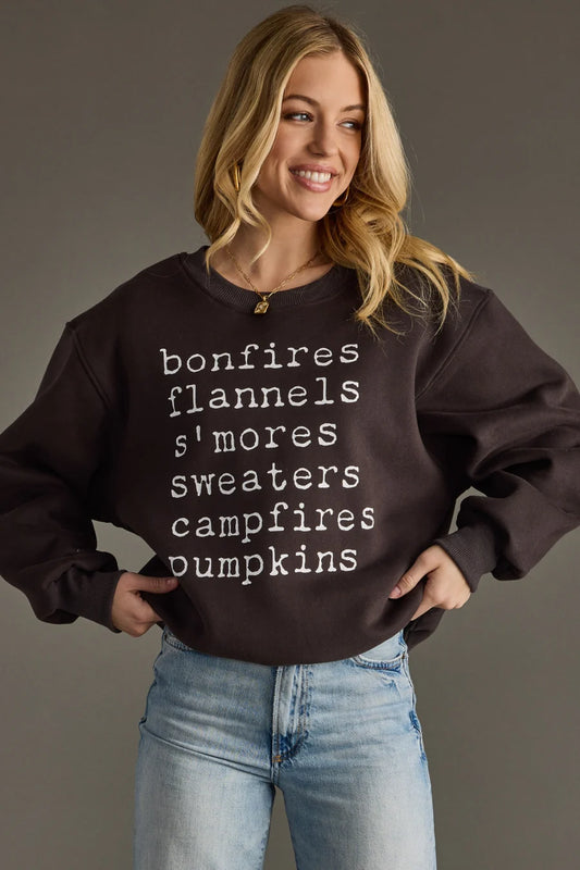 Fall List Sweatshirt