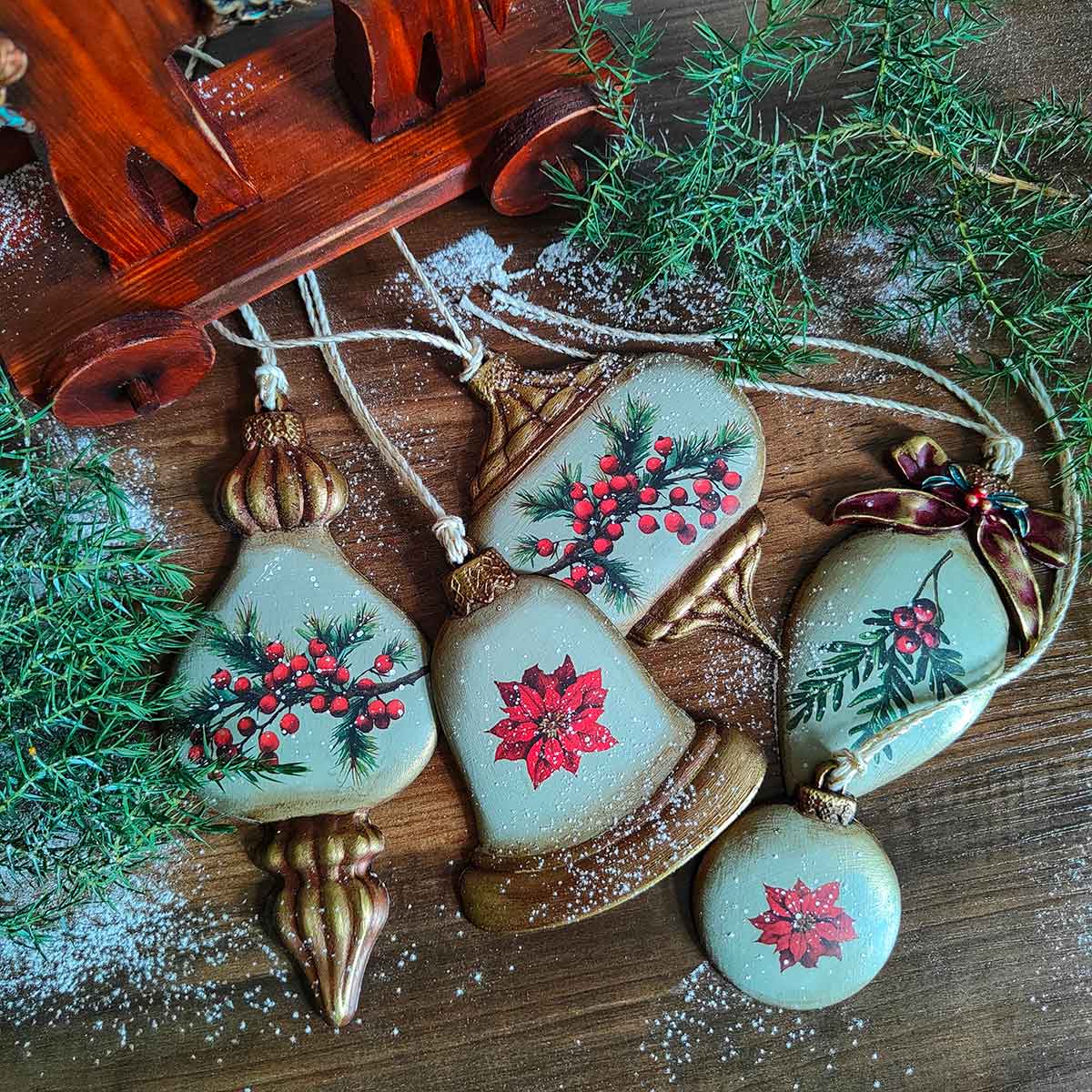 reDesign with Prima Decor Moulds® - Bright Baubles