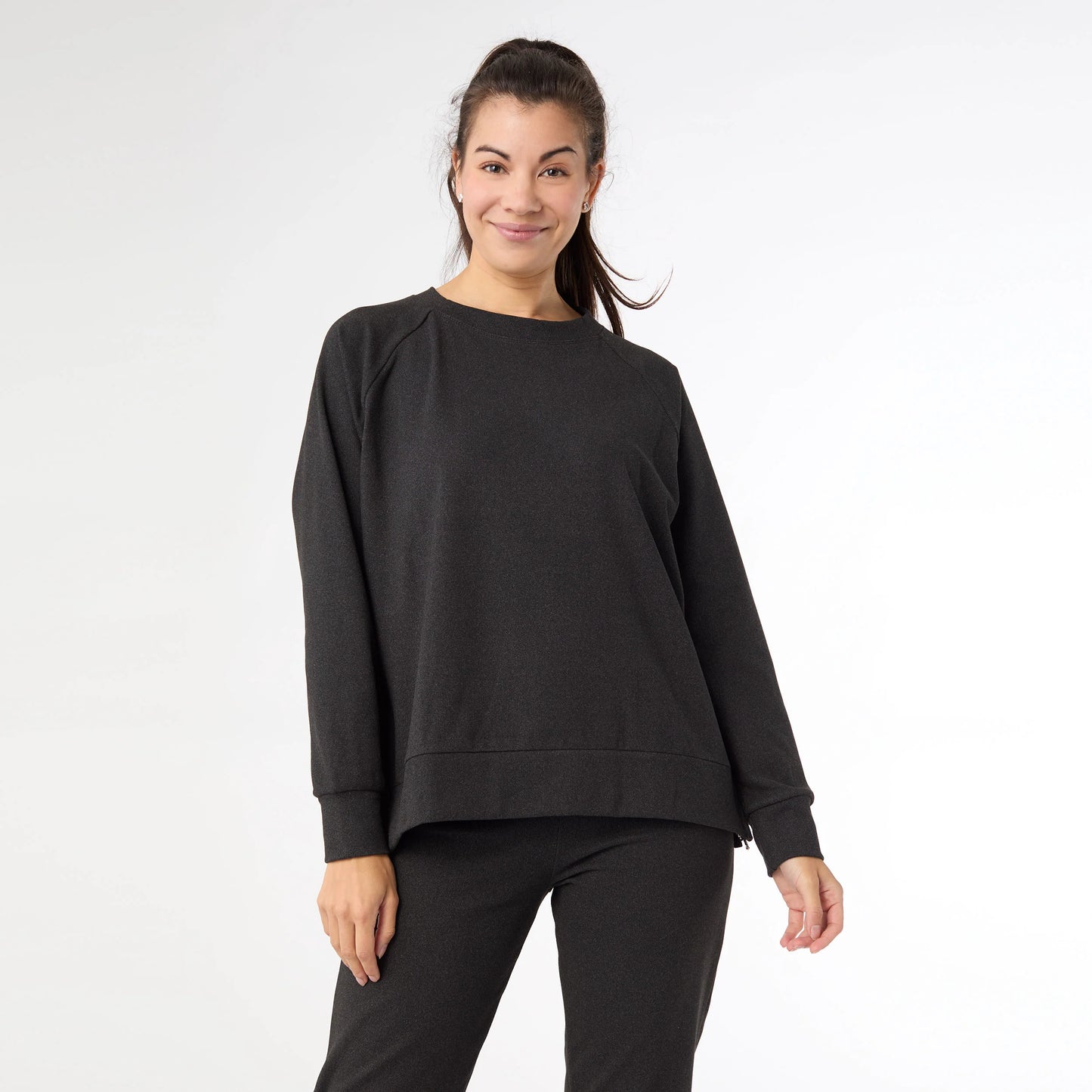 Weekend Brushed Side Zip Raglan Sleeve
