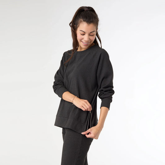 Weekend Brushed Side Zip Raglan Sleeve