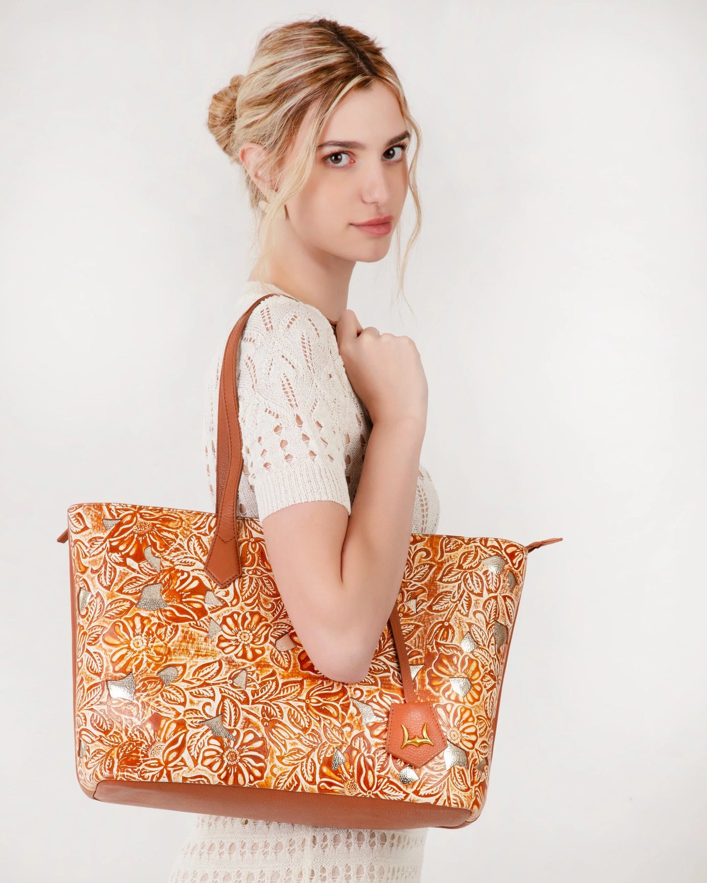 Loyal West Luxury Handbags: California Poppy Large Bag