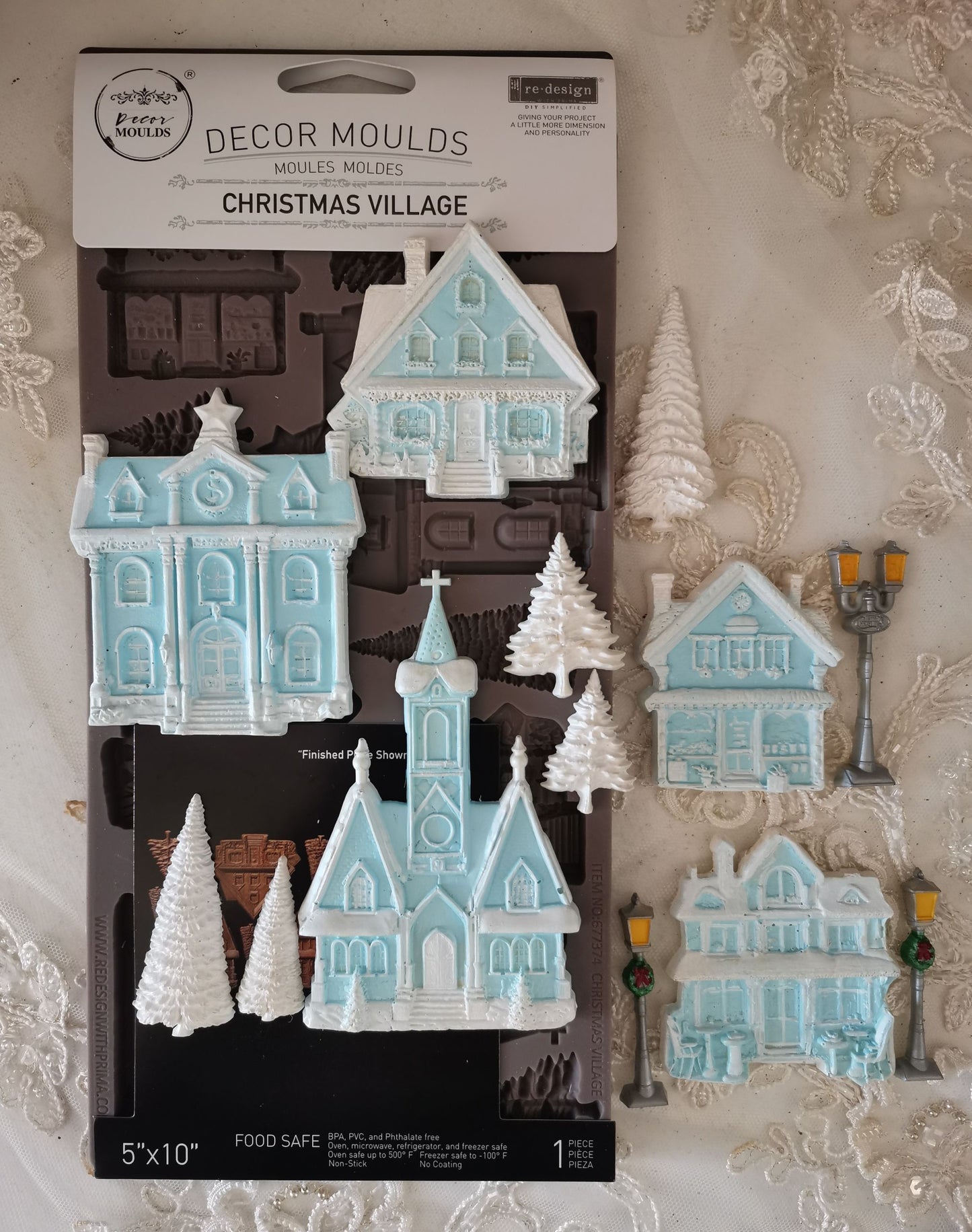reDesign with Prima Decor Moulds® - Christmas Village