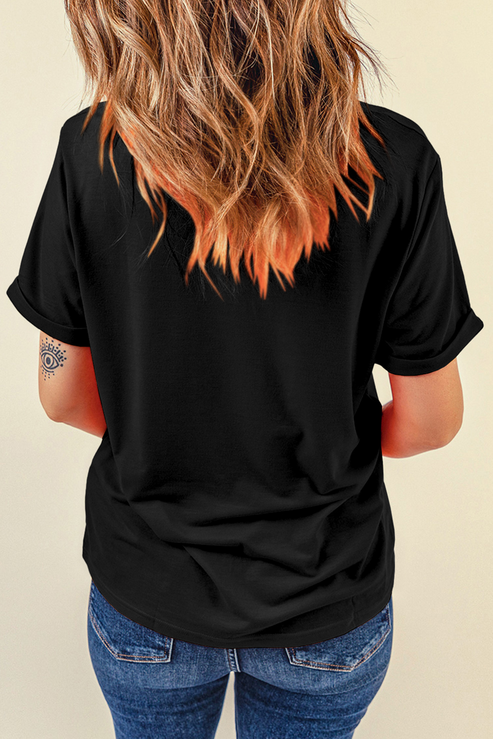 Rock-n-Roll Flaming Guitar Graphic Tee