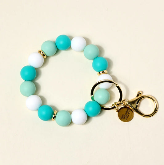 Hands-Free Beaded Keychain Wristlet - Daydream
