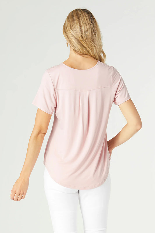 Erin Pleat Back Tee