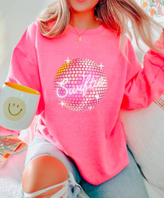 Disco Preppy Swiftie Graphic Sweatshirt