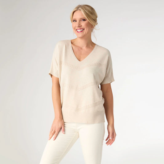 Lightweight Heavenly Luxe Short Sleeve V-Neck
