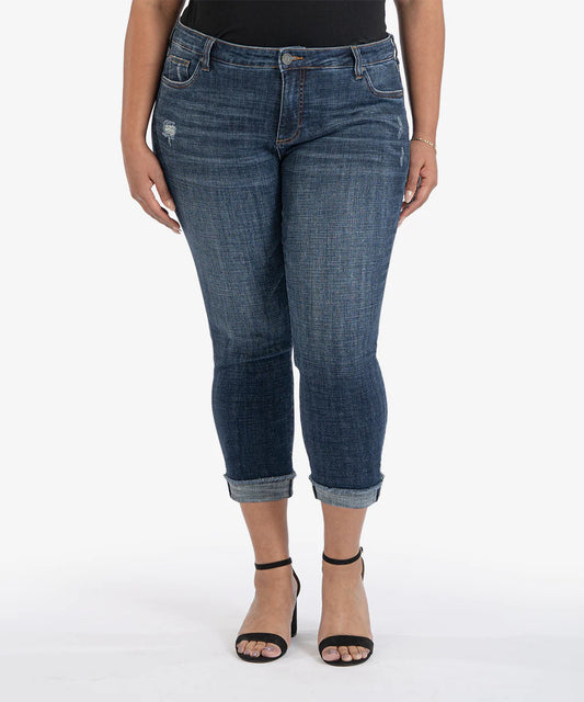 KUT from the Kloth Amy Crop Straight Leg- Curvy Fit