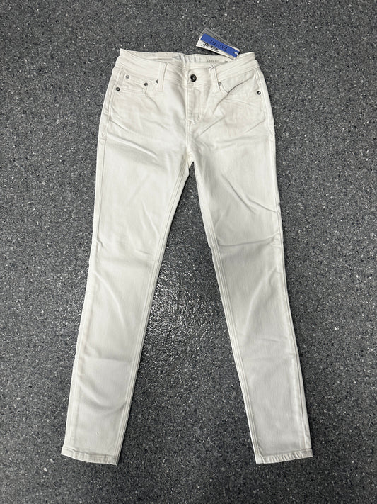 Grace LA Easy Fit White Denim Pant