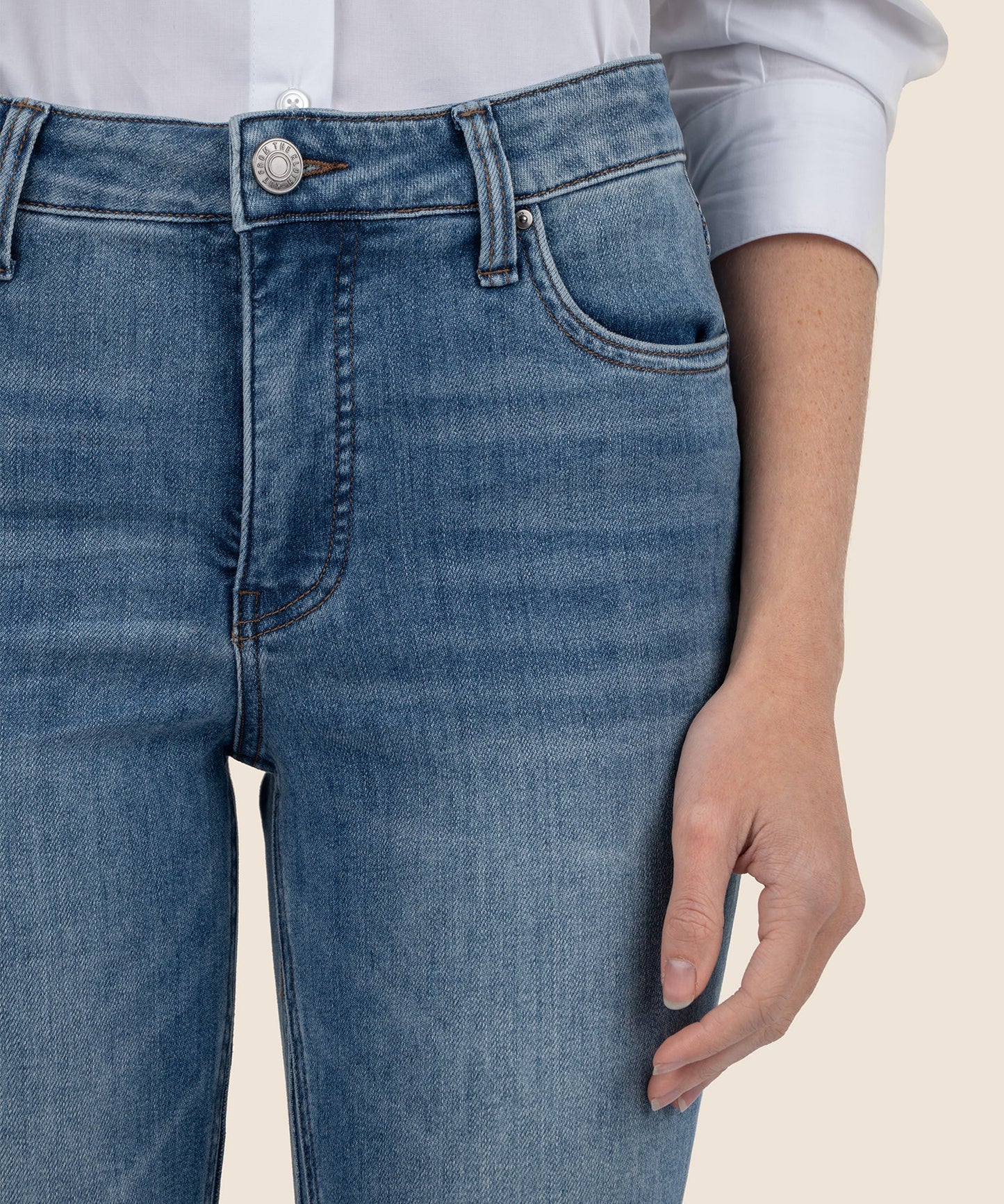 KUT from the Kloth Kelsey High Rise - Raw Hem