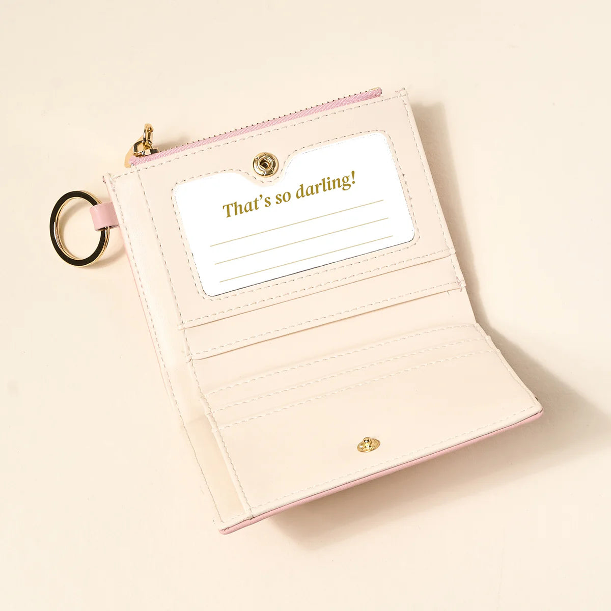The Darling Effect: Luxe Pocket Wallet - Blush