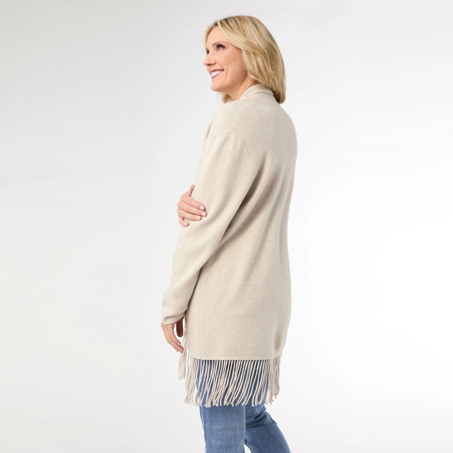 Heavenly Luxe Cardigan with Fringe