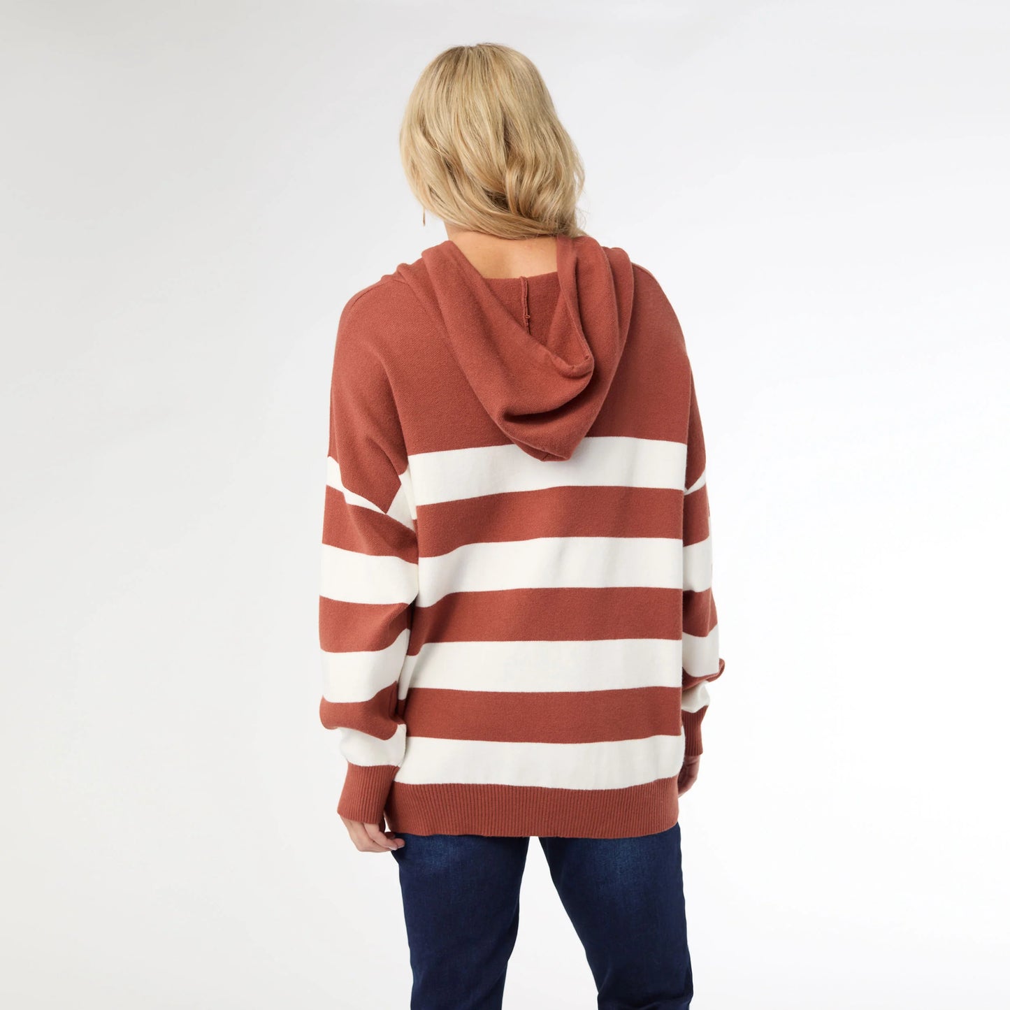 Heavenly Luxe Stripe Pullover with Hood