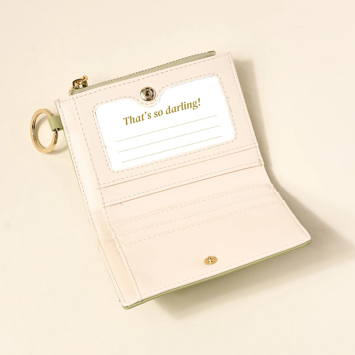 The Darling Effect: Luxe Pocket Wallet - Sage