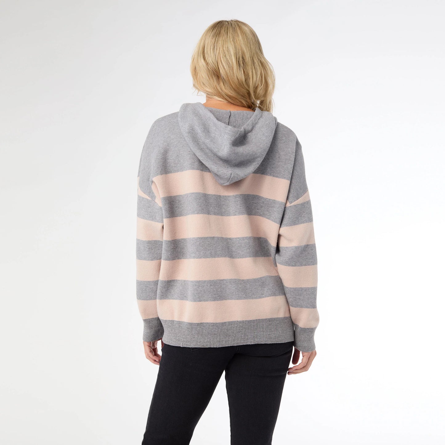 Heavenly Luxe Stripe Pullover with Hood
