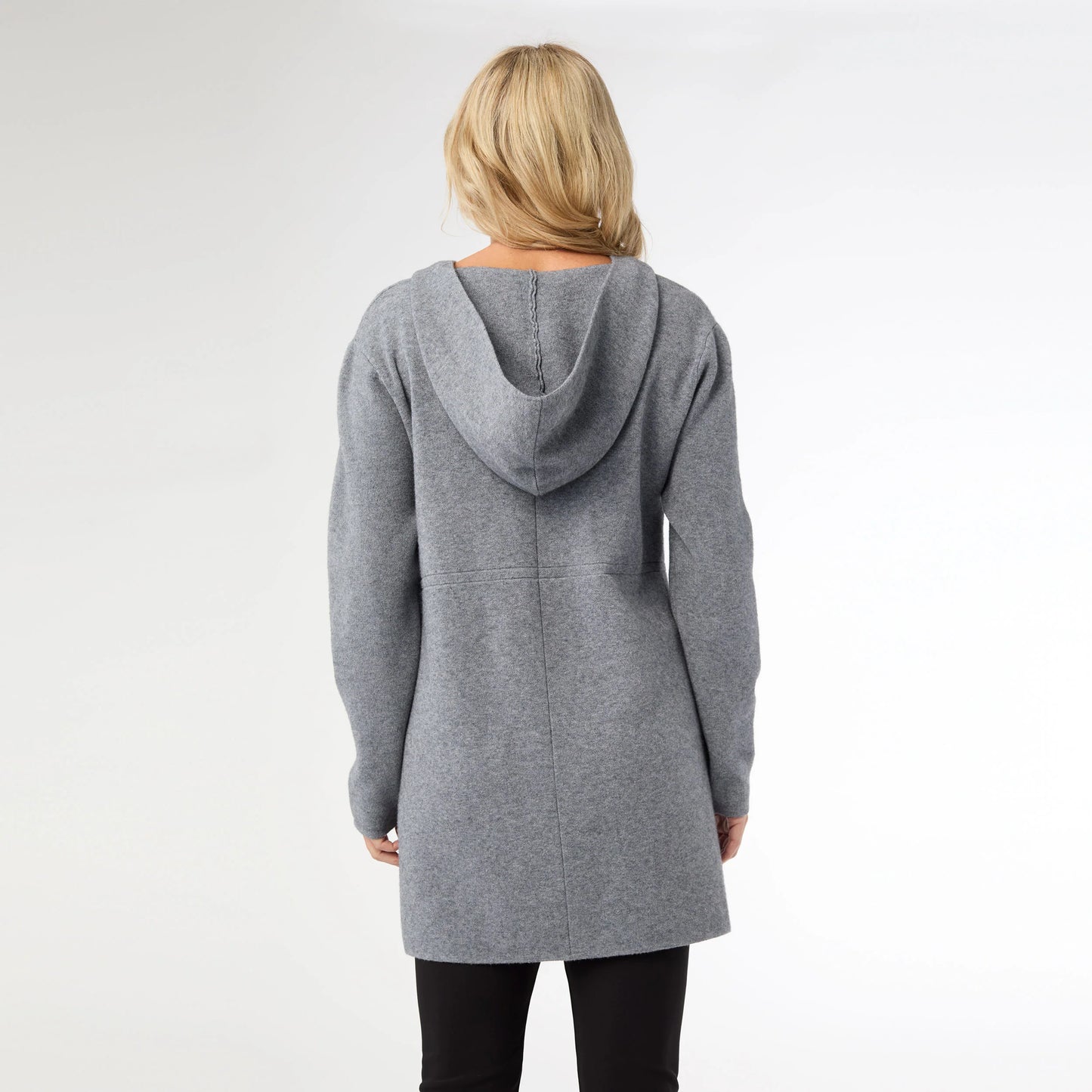 Heavenly Luxe Zip Front Hooded Cardigan