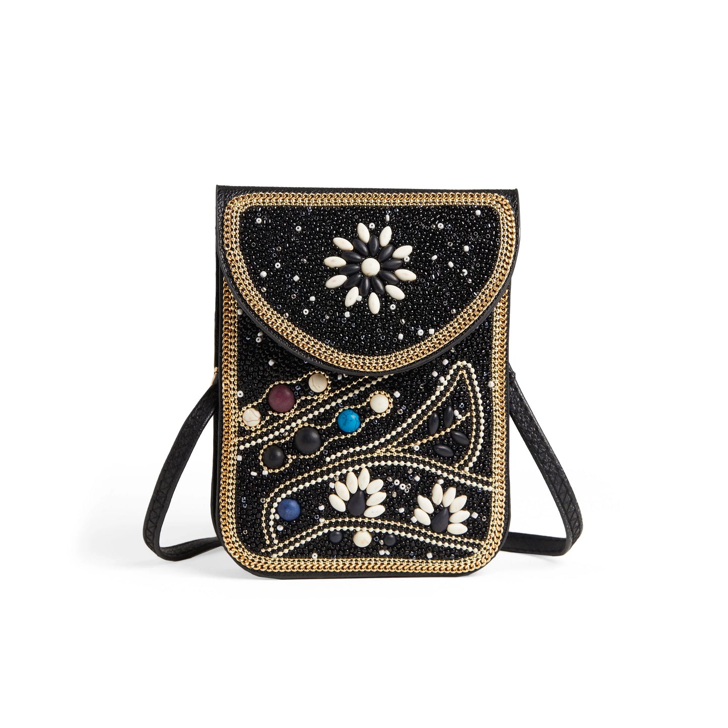 Artisan Beaded Crossbody