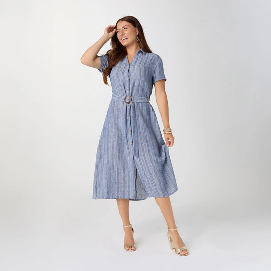 Miriam Short Sleeve Shirtdress