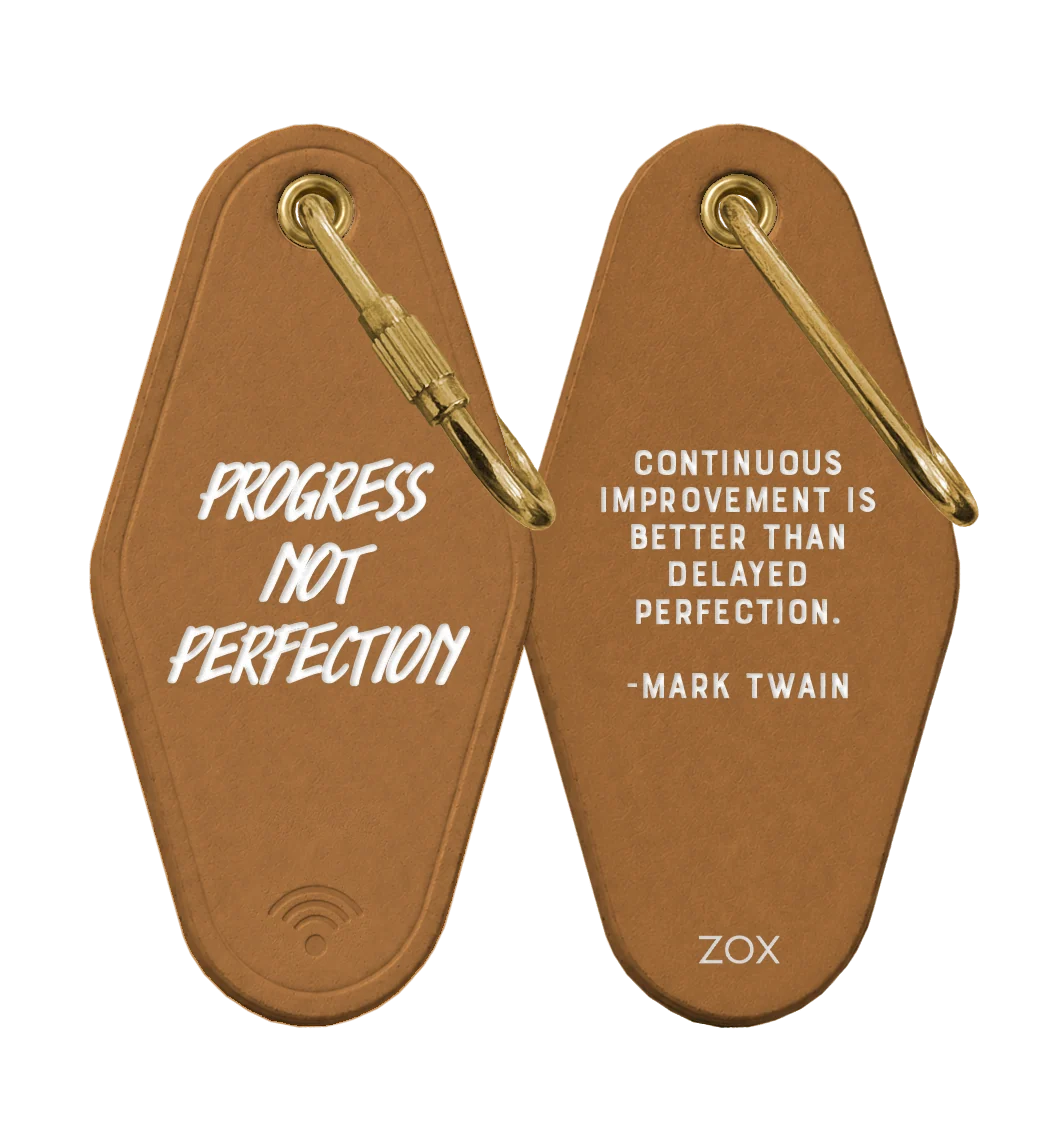ZOX Interactive Keychains - Progress Not Perfection