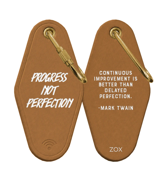 ZOX Interactive Keychains - Progress Not Perfection
