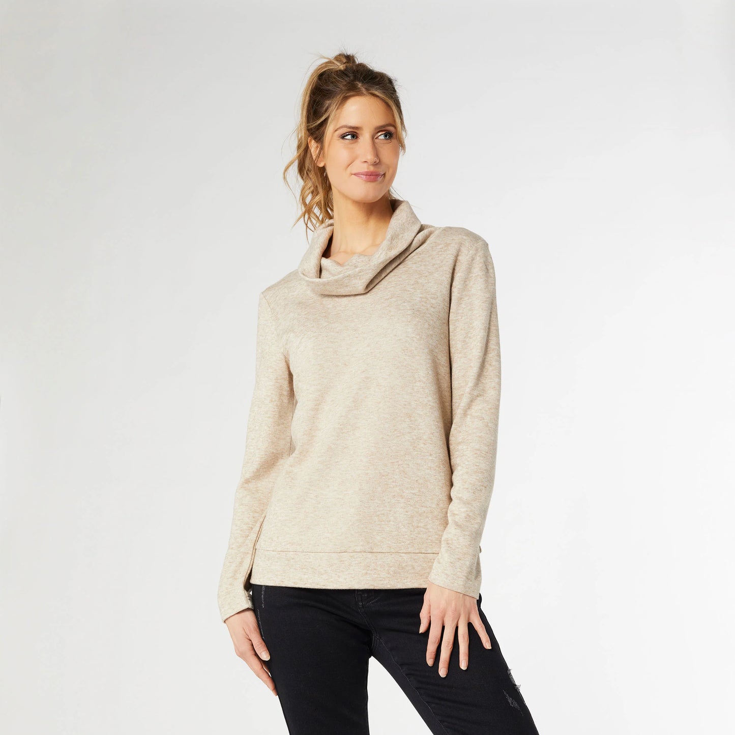 Rory Supersoft Cowl Neck Top