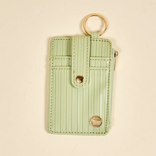 The Darling Effect: Keychain Wallet - Ripple Ridge Sage