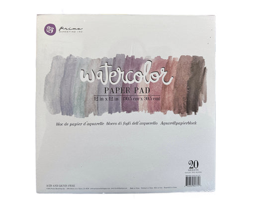 Prima Marketing Watercolor Pad - 12x12