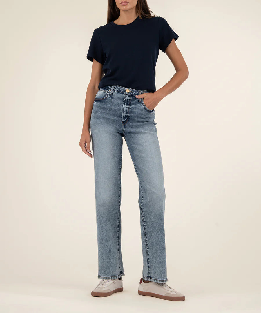 KUT from the Kloth Sienna High Rise Straight Leg