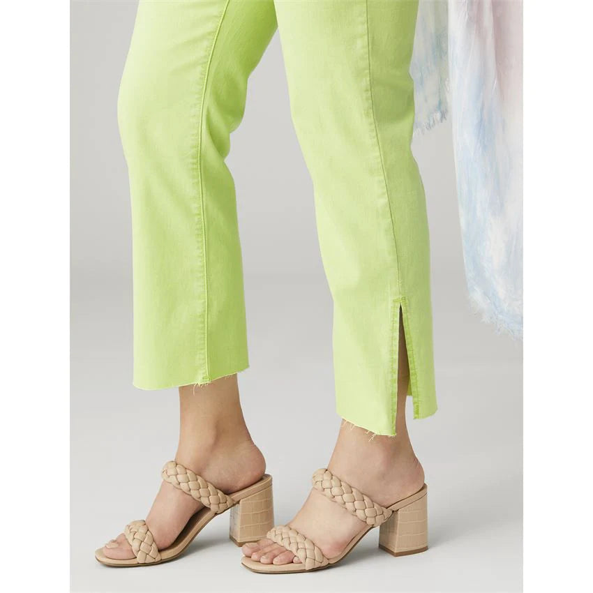 OMG Zoey Straight Leg Capri - Lime