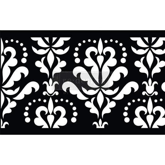 Stick and Style Stencil: Damask Flourish