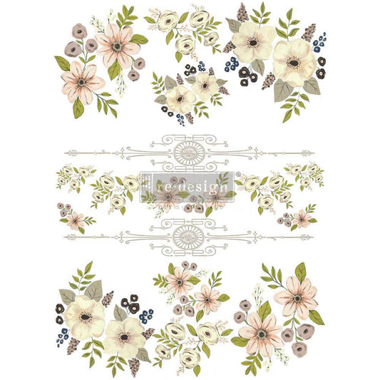 reDesign with Prima Decor Transfer - Painted Florals